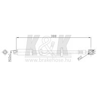 K&K FT0351 Bremsschlauch