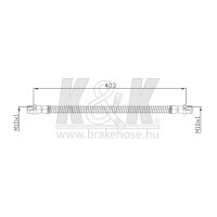 K&K FT0360 Bremsschlauch