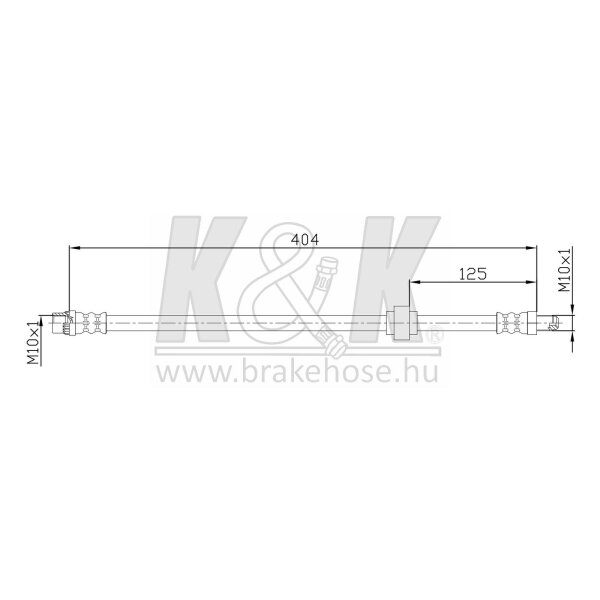 K&K FT0369 Bremsschlauch