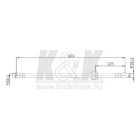K&K FT0369 Bremsschlauch