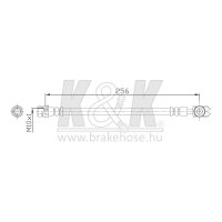 K&K FT0441 Bremsschlauch