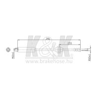 K&K FT0449 Bremsschlauch