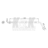 K&K FT0466 Bremsschlauch