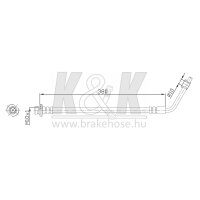 K&K FT0467 Bremsschlauch