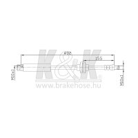 K&K FT0476 Bremsschlauch