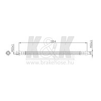 K&K FT0481 Bremsschlauch