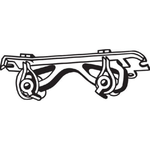 BOSAL 255-417 Halter, Abgasanlage