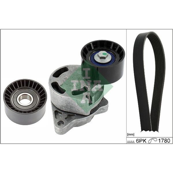 Schaeffler INA 529 0137 10 Keilrippenriemensatz