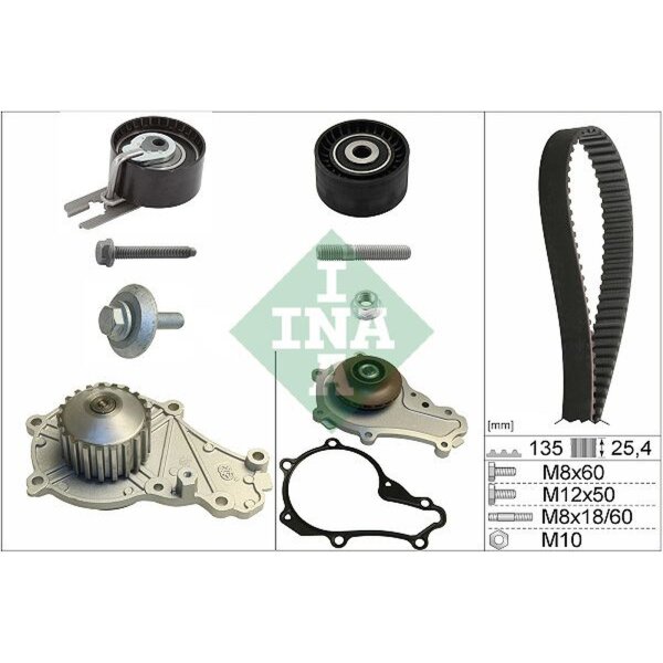 Schaeffler INA 530 0369 30 Wasserpumpe + Zahnriemensatz