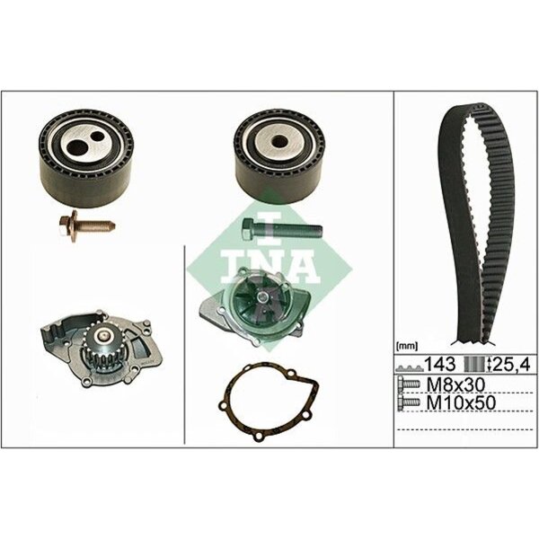 Schaeffler INA 530 0447 30 Wasserpumpe + Zahnriemensatz
