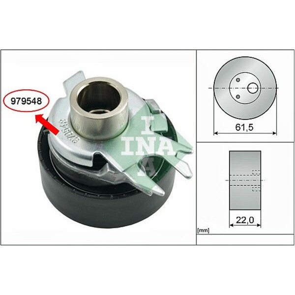 Schaeffler INA 531 0525 30 Spannrolle, Zahnriemen