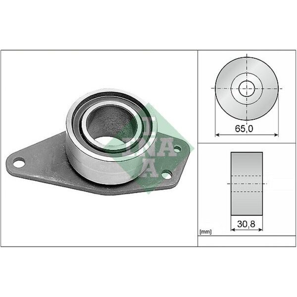 Schaeffler INA 532 0222 10 Umlenk-/Führungsrolle, Zahnriemen