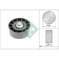Schaeffler INA 532 0254 10 Umlenk-/Führungsrolle,...
