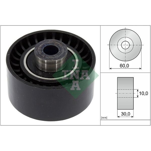 Schaeffler INA 532 0289 10 Umlenk-/Führungsrolle, Zahnriemen