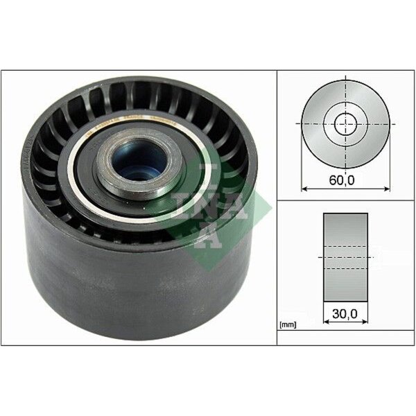 Schaeffler INA 532 0395 10 Umlenk-/Führungsrolle, Zahnriemen