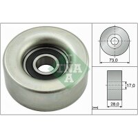Schaeffler INA 532 0783 10 Umlenk-/Führungsrolle,...