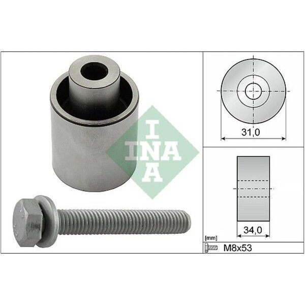 Schaeffler INA 532 0833 10 Umlenk-/Führungsrolle, Zahnriemen