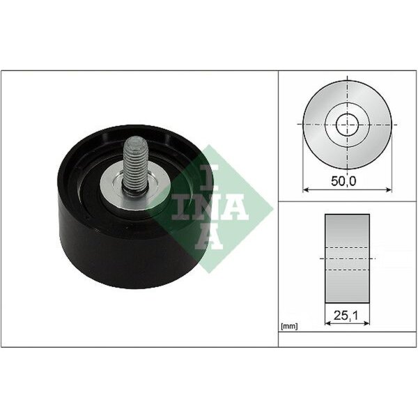 Schaeffler INA 532 0927 10 Umlenk-/Führungsrolle, Zahnriemen