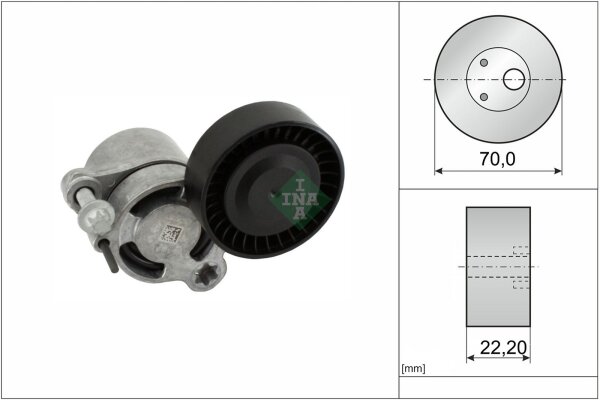 Schaeffler INA 534 1006 10 Riemenspanner, Keilrippenriemen