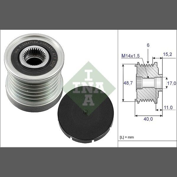 Schaeffler INA 535 0038 10 Generatorfreilauf