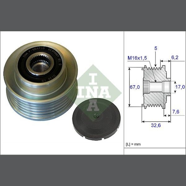 Schaeffler INA 535 0097 10 Generatorfreilauf