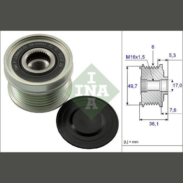 Schaeffler INA 535 0134 10 Generatorfreilauf