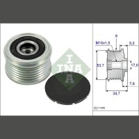 Schaeffler INA 535 0224 10 Generatorfreilauf