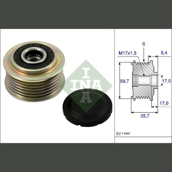 Schaeffler INA 535 0225 10 Generatorfreilauf