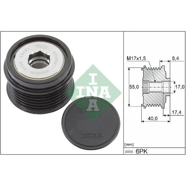 Schaeffler INA 535 0336 10 Generatorfreilauf