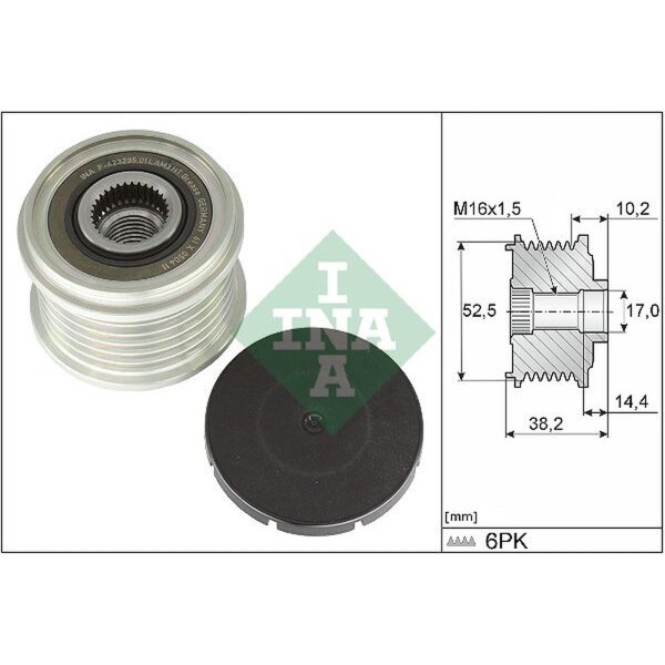 Schaeffler INA 535 0369 10 Generatorfreilauf