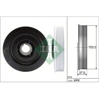 Schaeffler INA 544 0058 10 Riemenscheibe, Kurbelwelle