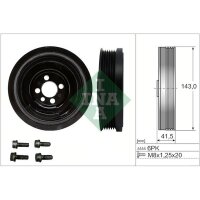 Schaeffler INA 544 0182 20 Riemenscheibe, Kurbelwelle