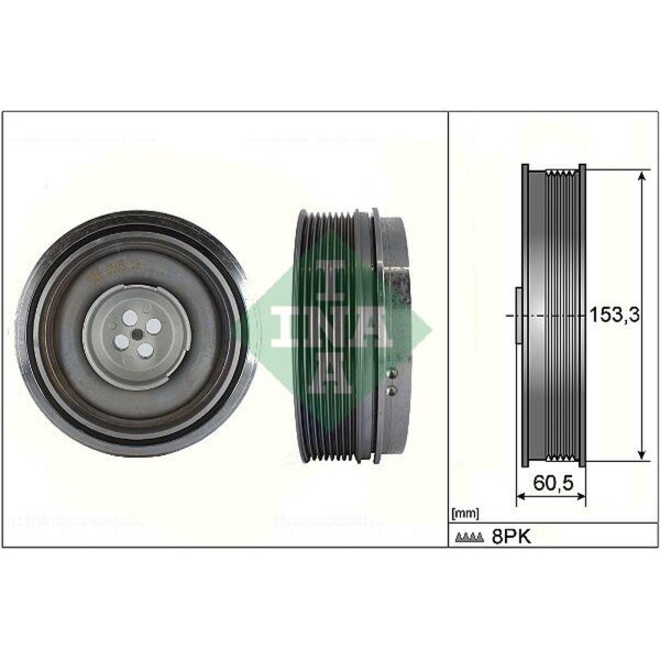 Schaeffler INA 544 0505 10 Riemenscheibe, Kurbelwelle