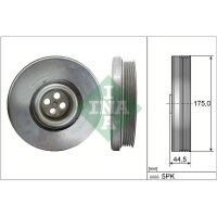 Schaeffler INA 544 0604 10 Riemenscheibe, Kurbelwelle