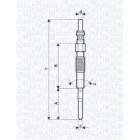 MAGNETI MARELLI 062900079304 Glühkerze