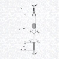 MAGNETI MARELLI 062900129304 Glühkerze