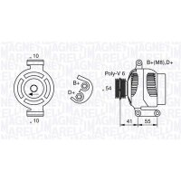 MAGNETI MARELLI 063377028010 Generator
