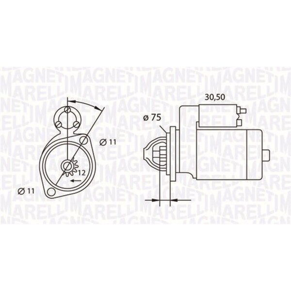 MAGNETI MARELLI 063523627010 Starter