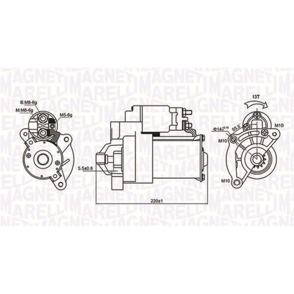 MAGNETI MARELLI 063720594010 Starter
