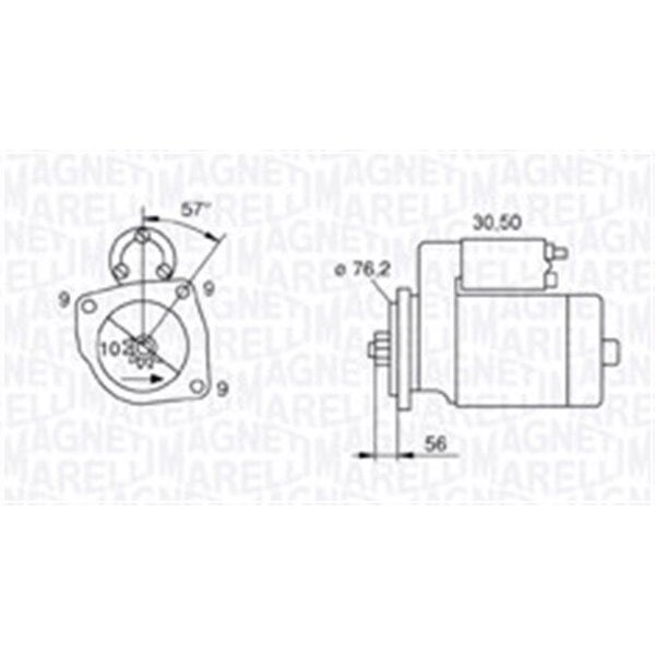 MAGNETI MARELLI 063720801010 Starter