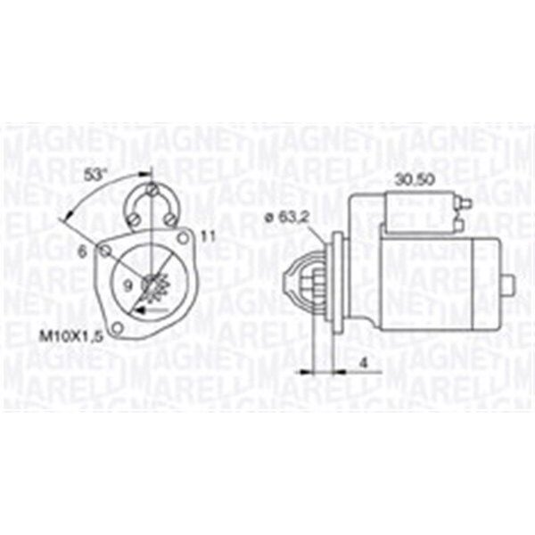 MAGNETI MARELLI 063721057010 Starter