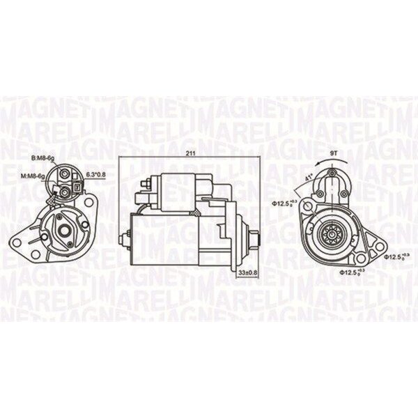 MAGNETI MARELLI 063721062010 Starter