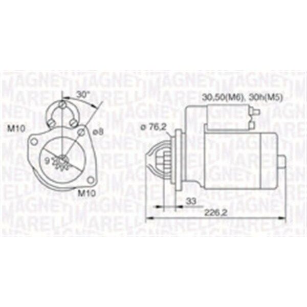 MAGNETI MARELLI 063721067010 Starter