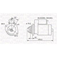 MAGNETI MARELLI 063721067010 Starter