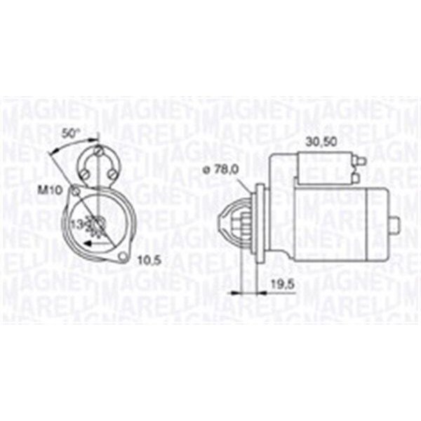 MAGNETI MARELLI 063721158010 Starter