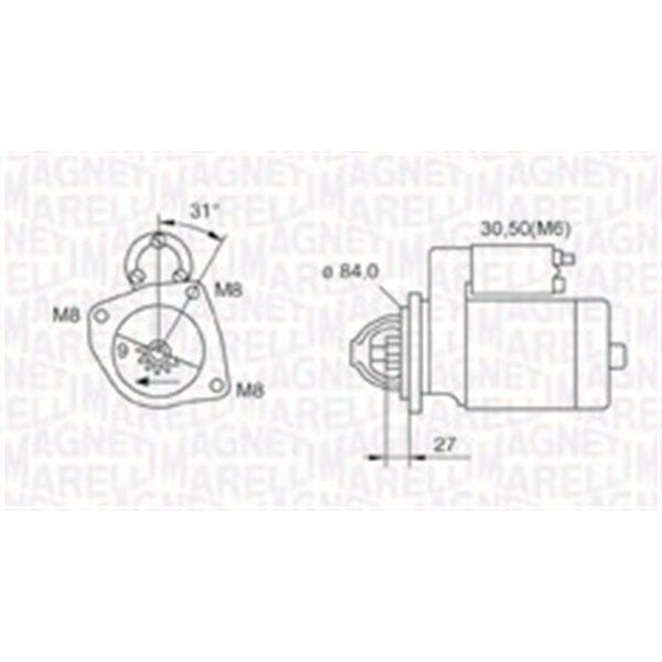 MAGNETI MARELLI 063721203010 Starter
