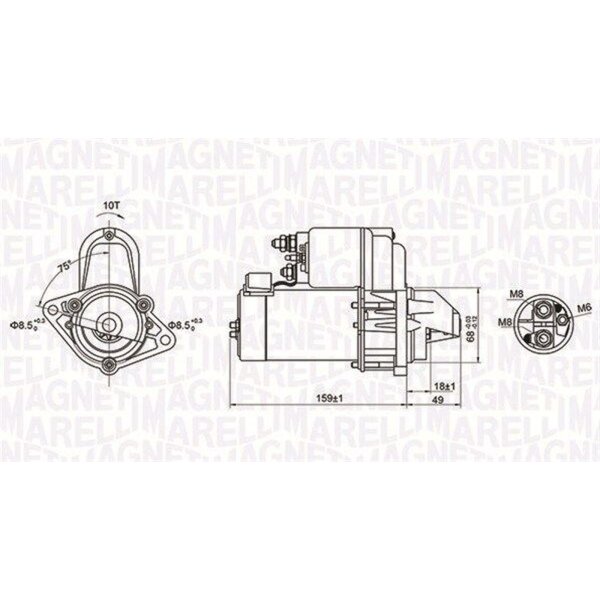 MAGNETI MARELLI 063721257010 Starter
