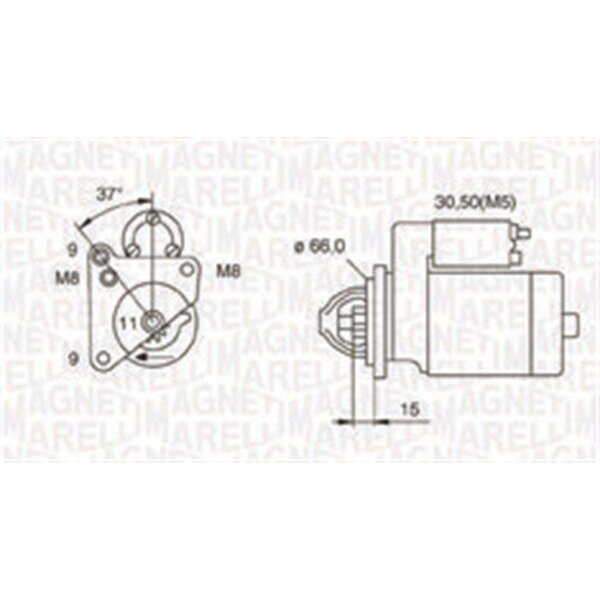 MAGNETI MARELLI 063721260010 Starter