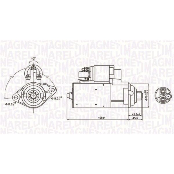 MAGNETI MARELLI 063721286010 Starter
