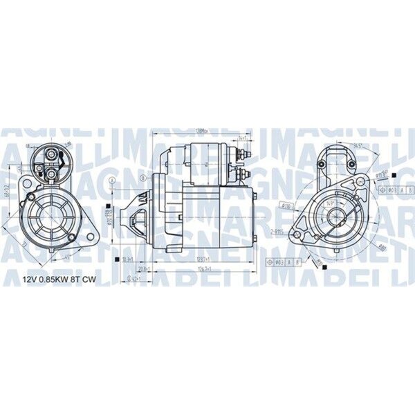 MAGNETI MARELLI 063721307010 Starter
